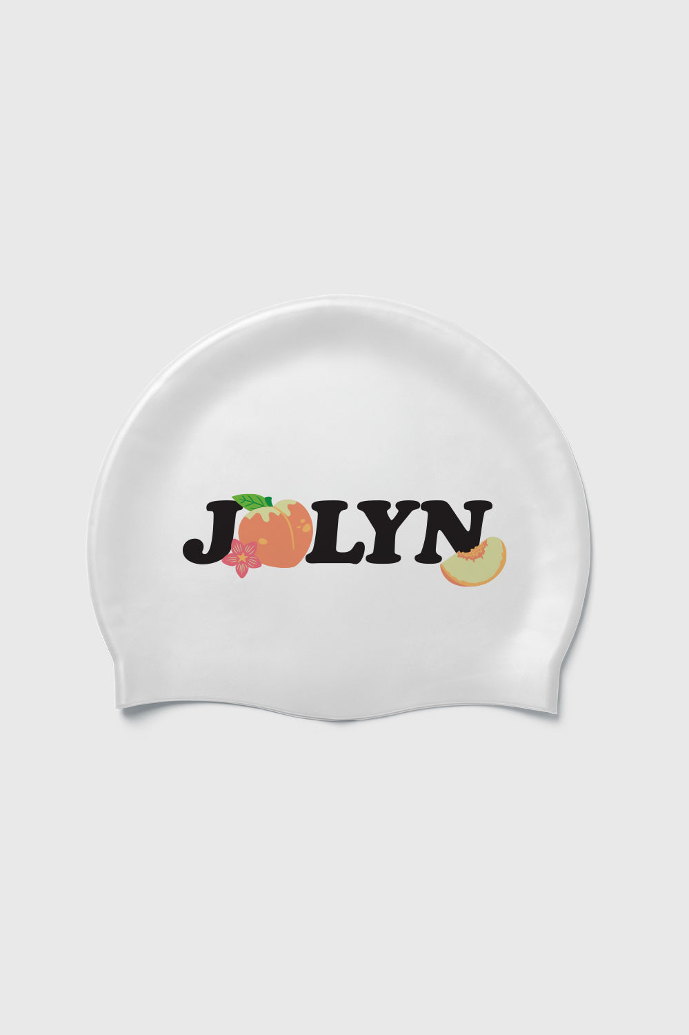 Silicone Swim Cap - Peach