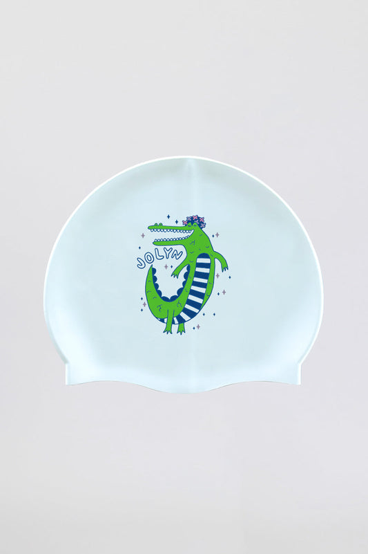  Silicone Swim Cap - Croc