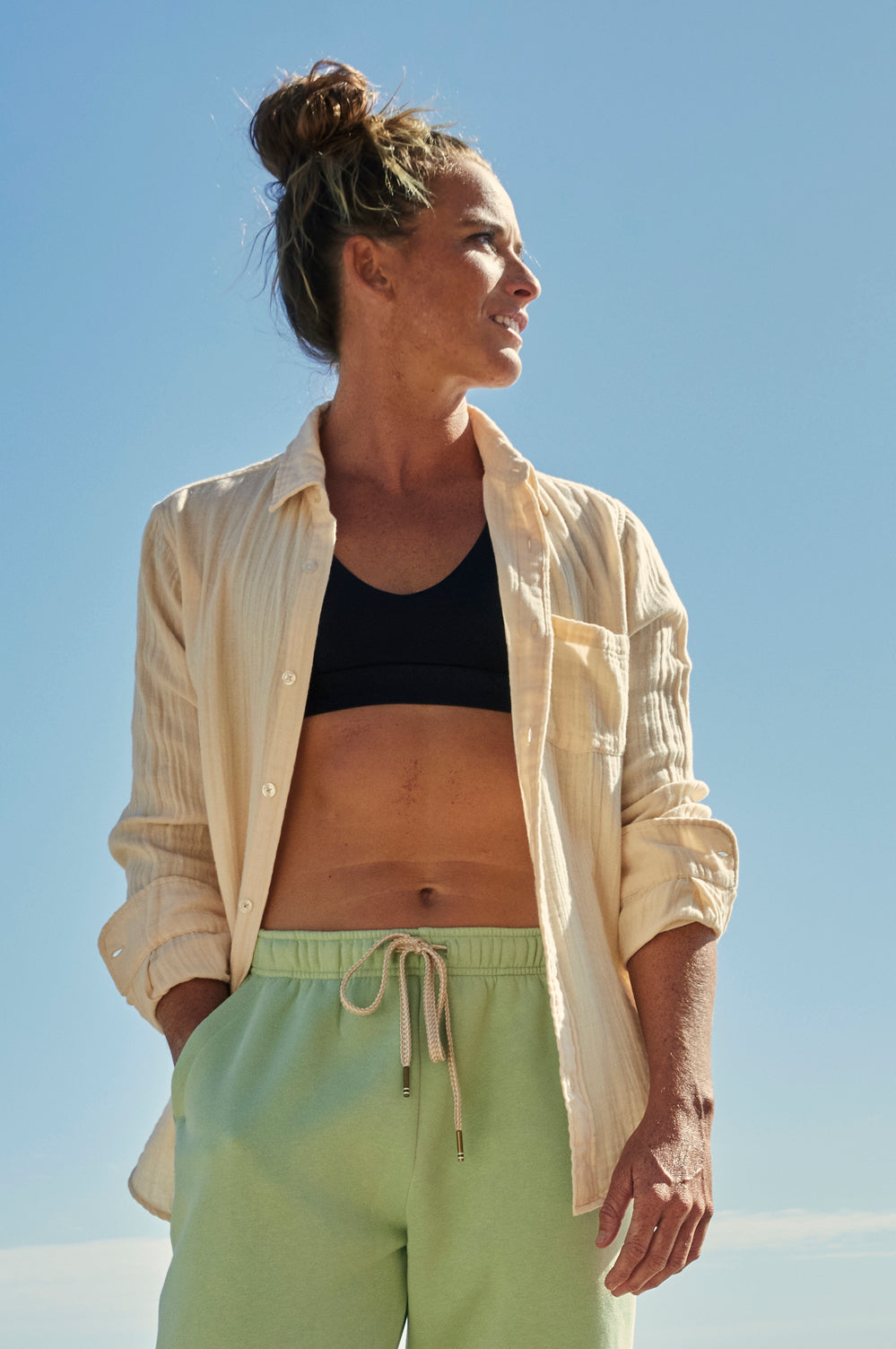  Timeless Button Down - Linen