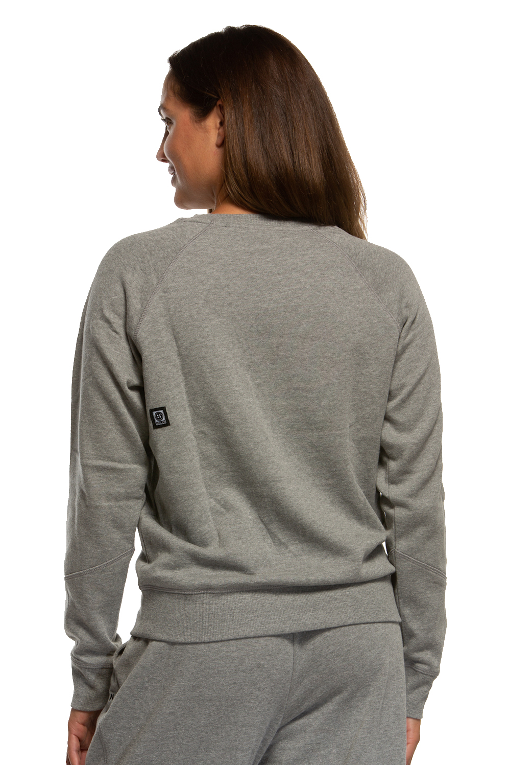  Monika Fleece Crew Neck Sweatshirt - Heather Grey