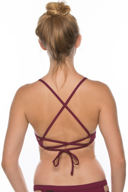  Grayson Bikini Top - Cabernet