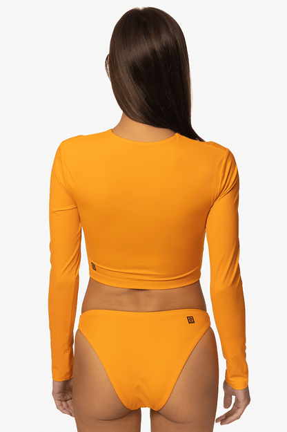  Taranaki Long Sleeved Crop Cut-Out Rashie - Harmony