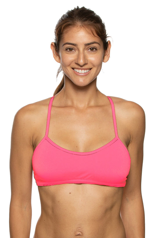  Heidi Bikini Top - Hot Pink