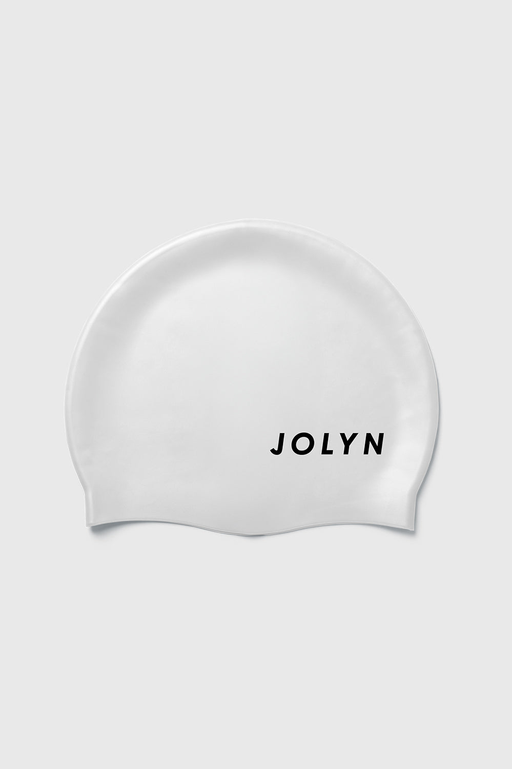  Silicone Swim Cap - White