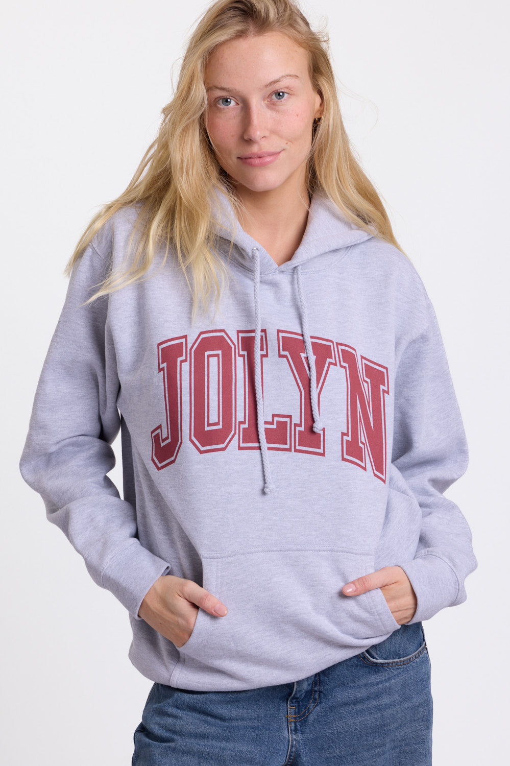  Raine Hoodie - Heather Grey Logo