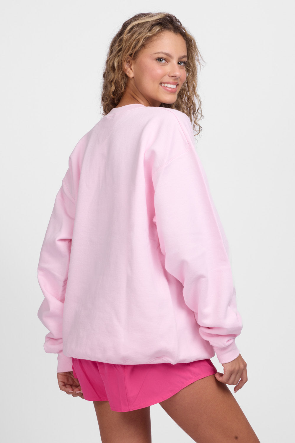  Roxanne Oversized Fleece Crewneck - Gloria