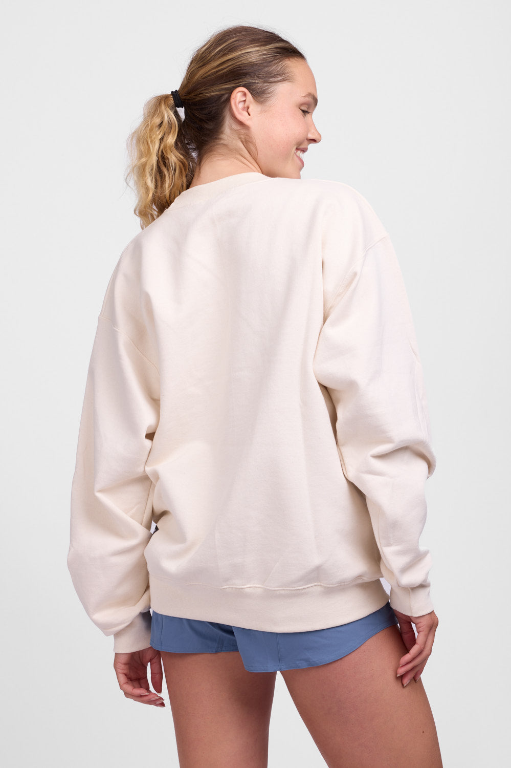  Roxanne Oversized Fleece Crewneck - Maria