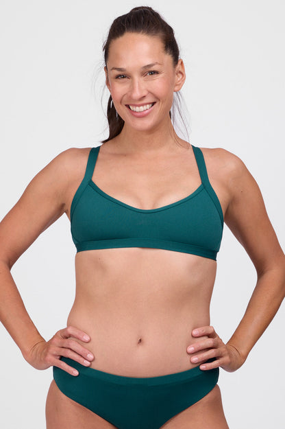  Kathleen Bikini Top - Peacock