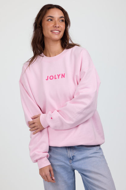  Roxanne Oversized Fleece Crewneck - JOLYN Luv