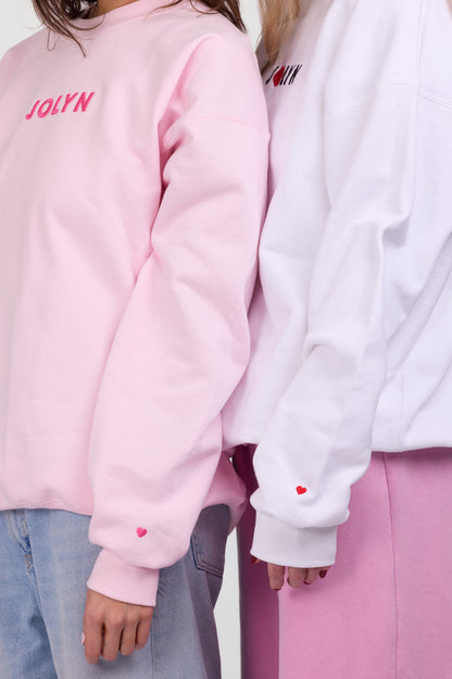  Roxanne Oversized Fleece Crewneck - JOLYN Luv