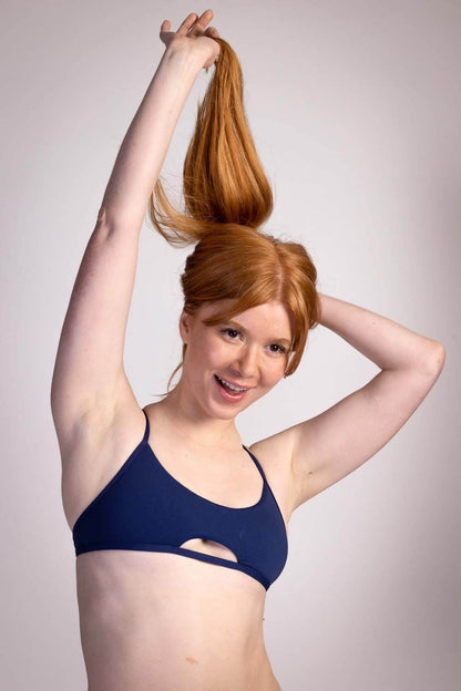  Nikki Bikini Top - Navy