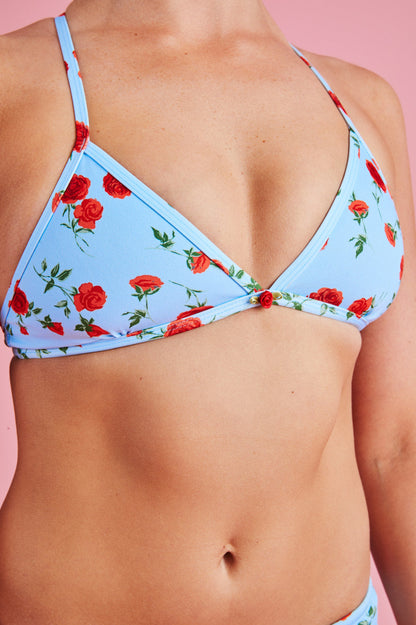  Triangle Bikini Top - Wild Rose