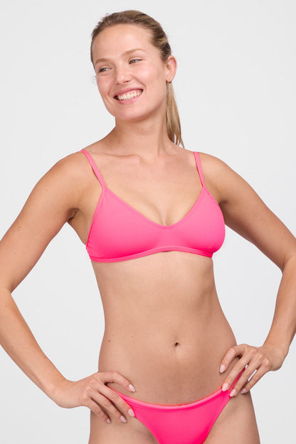  Tracy Bikini Top - Hot Pink