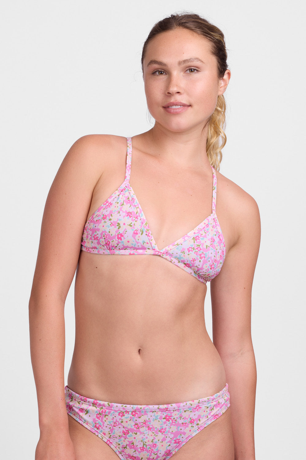  Triangle Bikini Top - Whimsy Pink