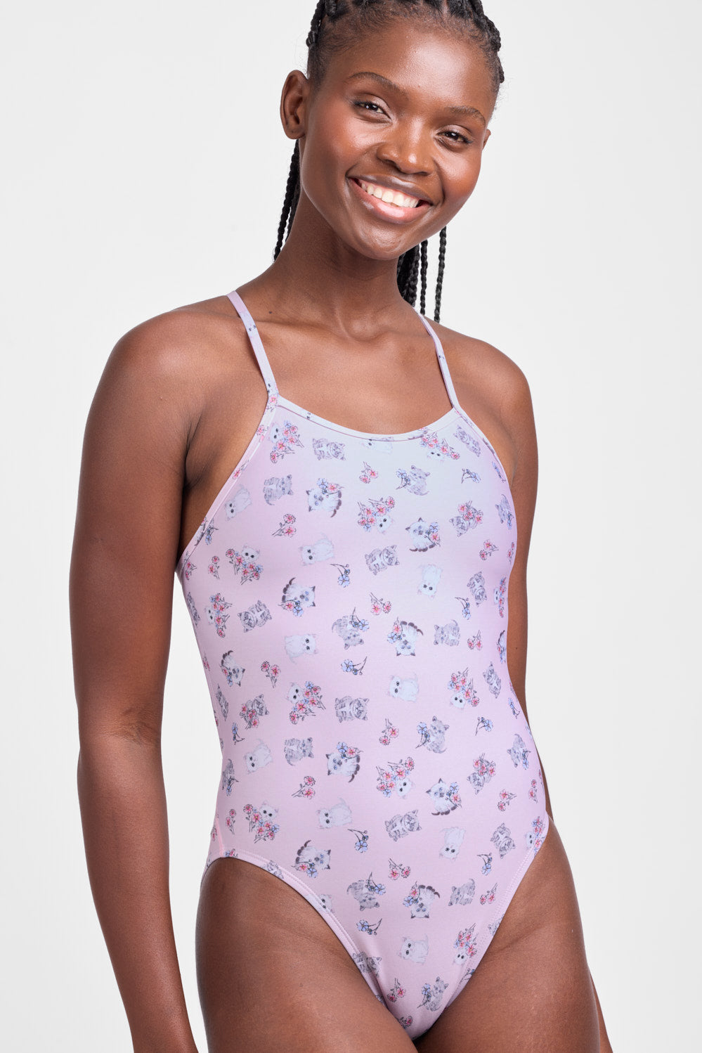 Brandon One Piece Swimsuit - Kittens