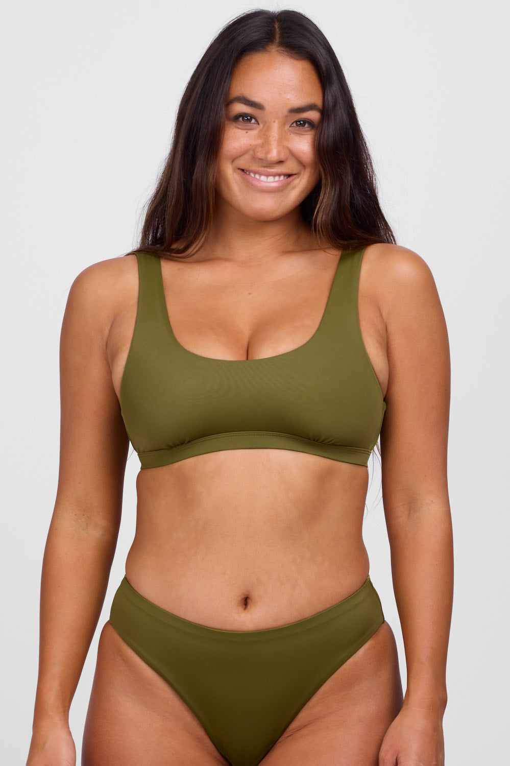  Emily Bikini Top -Kelp