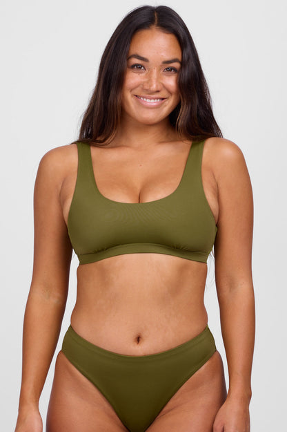 Emily Bikini Top -Kelp