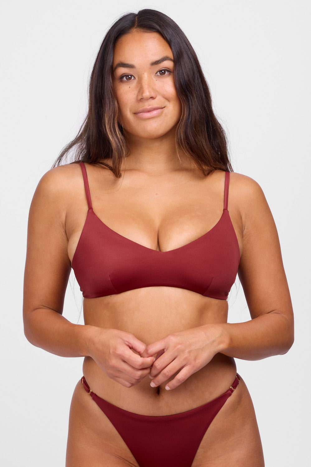  Julia Bikini Top - Garnet