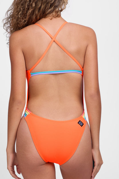  Cammie One Piece Swimsuit - Sunkist Contrast