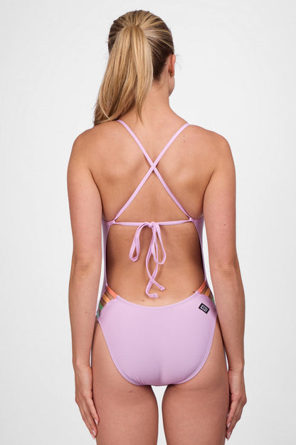  Gavin One Piece Swimsuit - Sour Grape Contrast