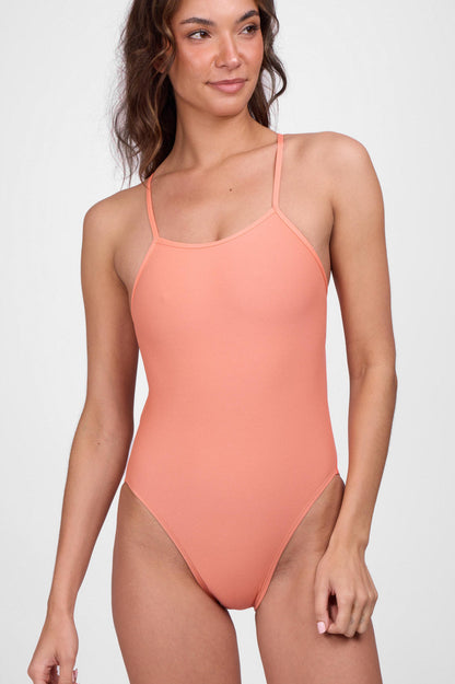  Jackson One Piece Swimsuit -Tangelo