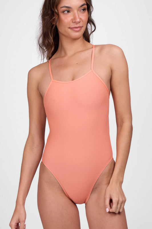  Jackson One Piece Swimsuit -Tangelo