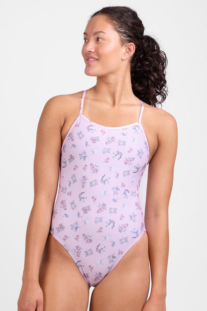  Perry One Piece Swimsuit - Kittens