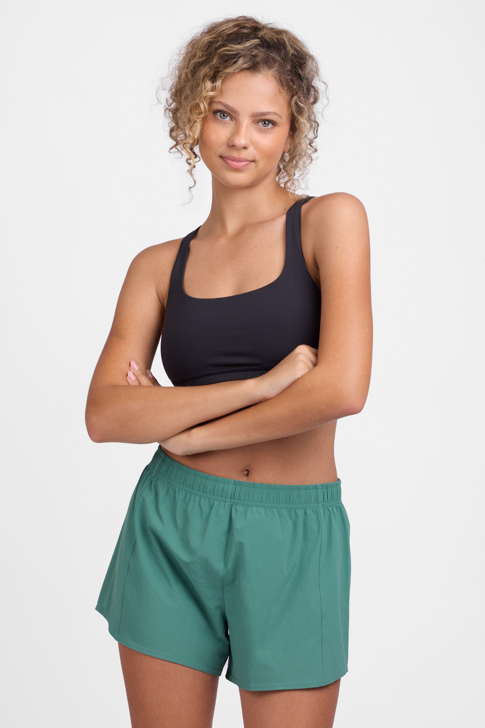  Janie 2.0 High Waisted Run Short - Fern