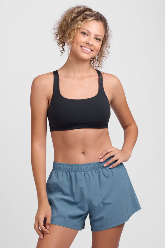  Janie 2.0 High Waisted Run Short - Midnight Blue