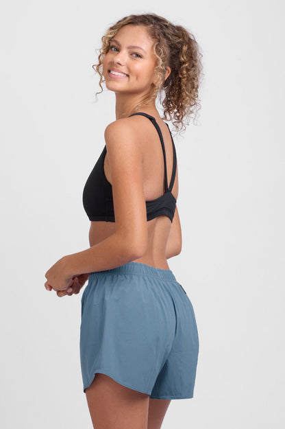  Janie 2.0 High Waisted Run Short - Midnight Blue
