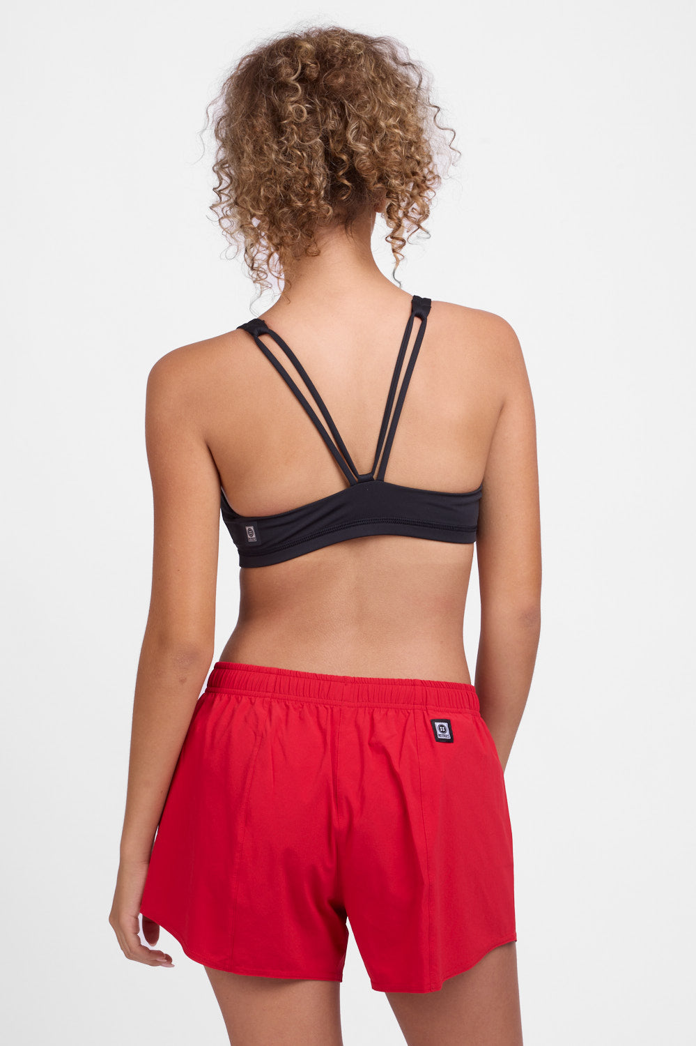  Janie 2.0 High Waisted Run Short - Red
