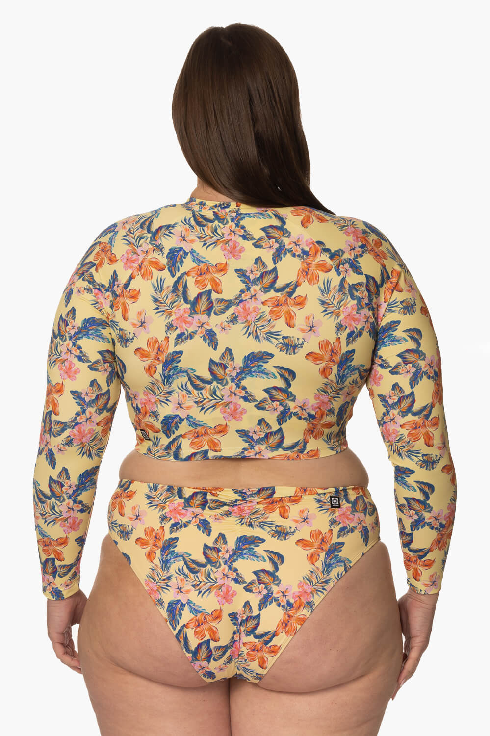  Moana Long Sleeved Crop Rashie - Catalina Island