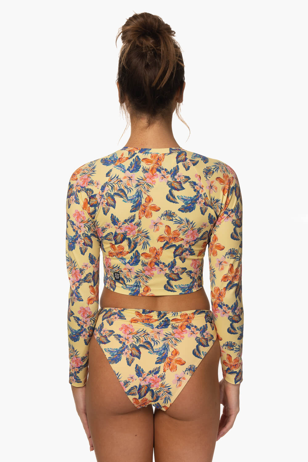  Moana Long Sleeved Crop Rashie - Catalina Island