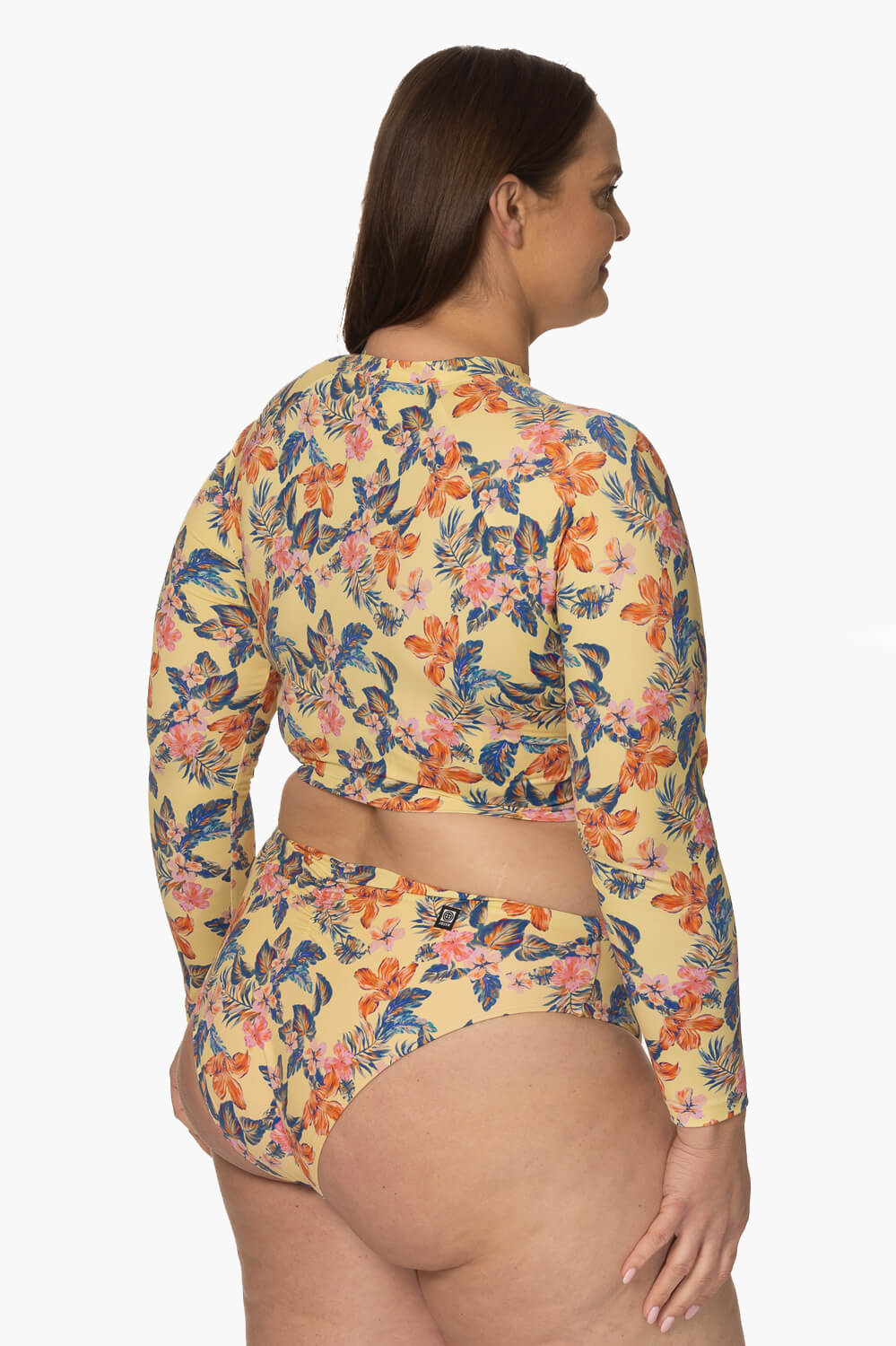  Moana Long Sleeved Crop Rashie - Catalina Island