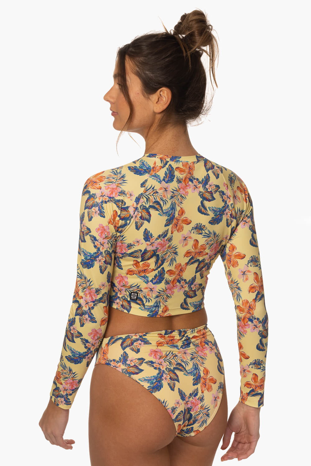  Moana Long Sleeved Crop Rashie - Catalina Island
