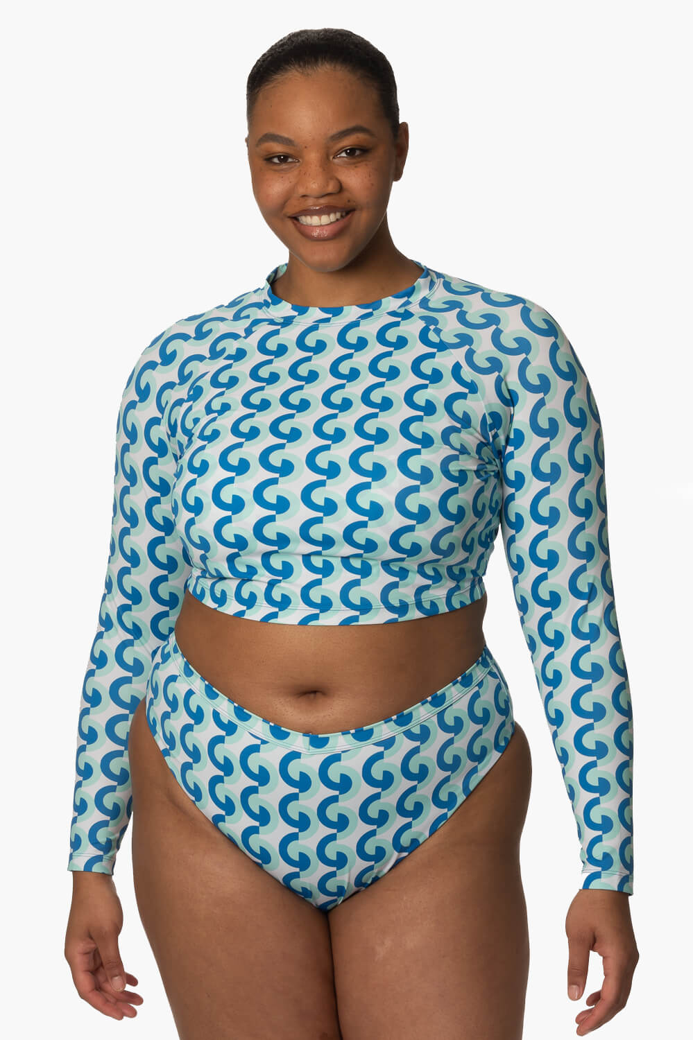  Moana Long Sleeved Crop Rashie - Dana Point