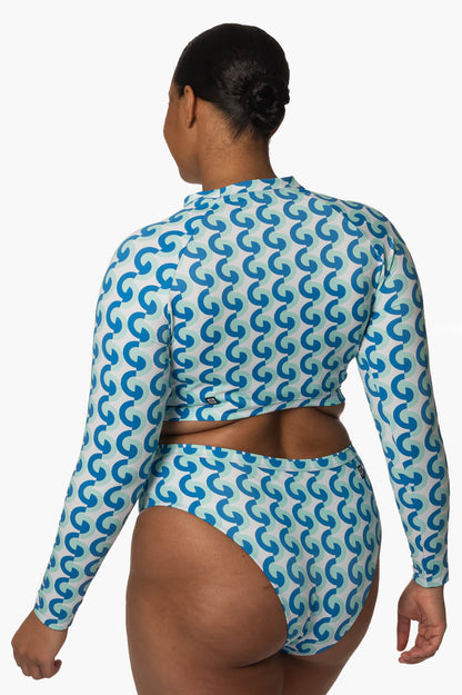  Moana Long Sleeved Crop Rashie - Dana Point