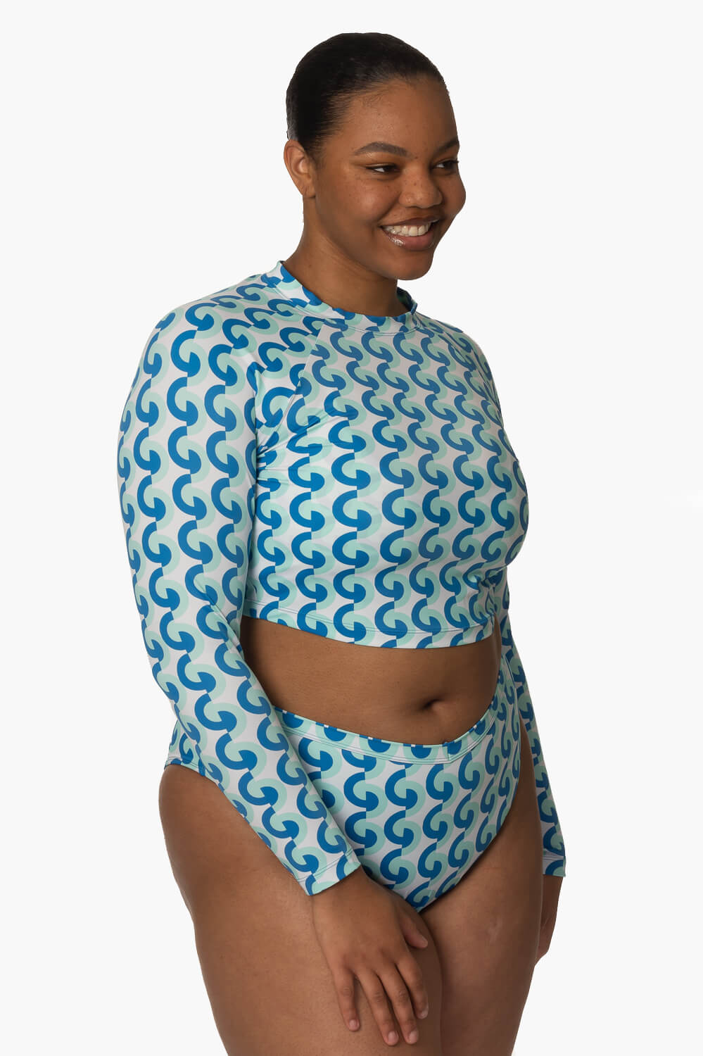  Moana Long Sleeved Crop Rashie - Dana Point