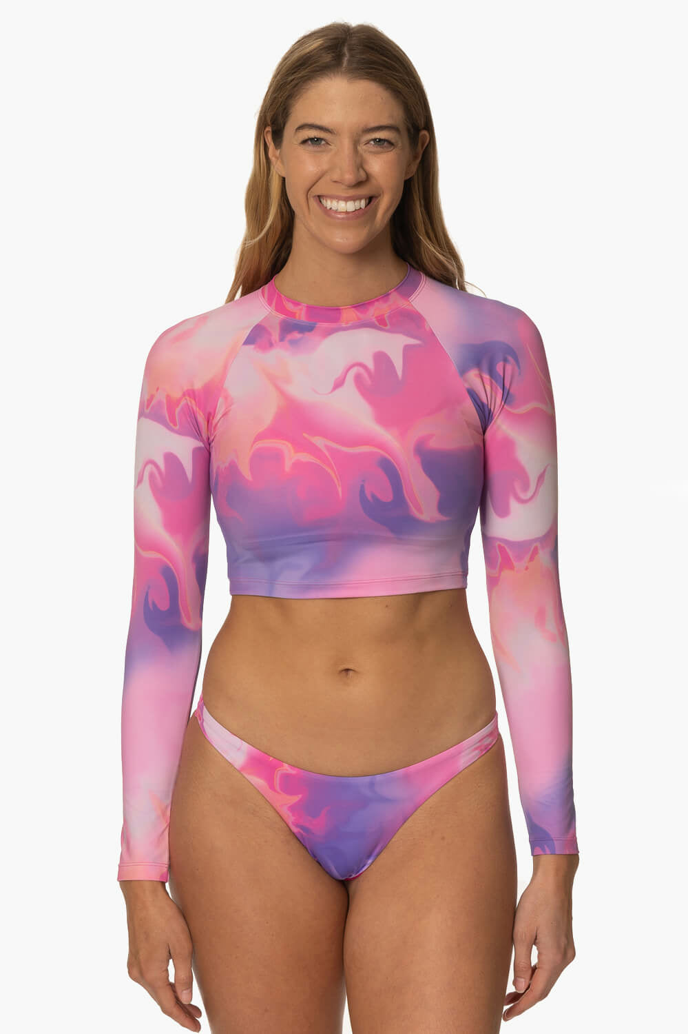  Moana Long Sleeved Crop Rashie - Radiance