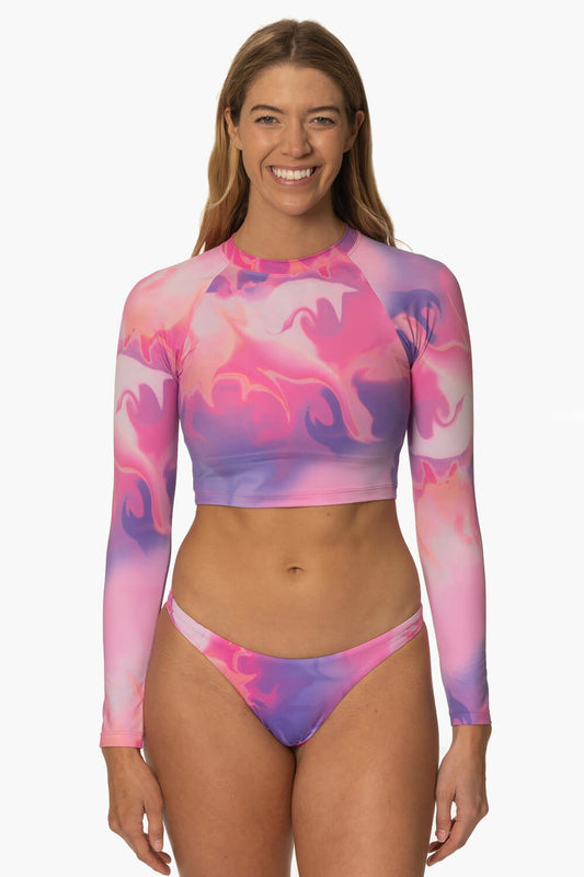  Moana Long Sleeved Crop Rashie - Radiance