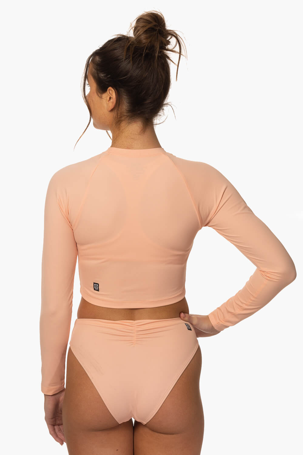  Moana Long Sleeved Crop Rashie - Coronado
