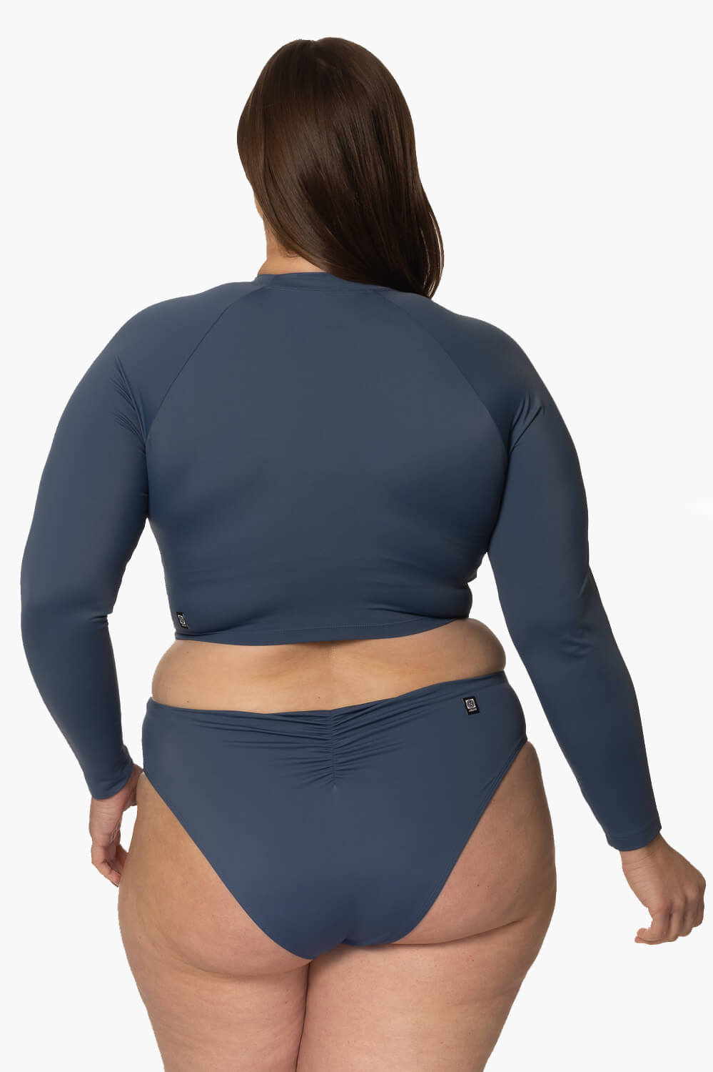  Moana Long Sleeved Crop Rashie - Laguna
