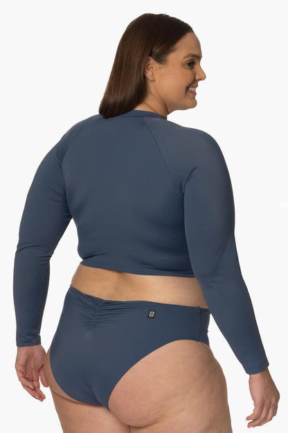  Moana Long Sleeved Crop Rashie - Laguna