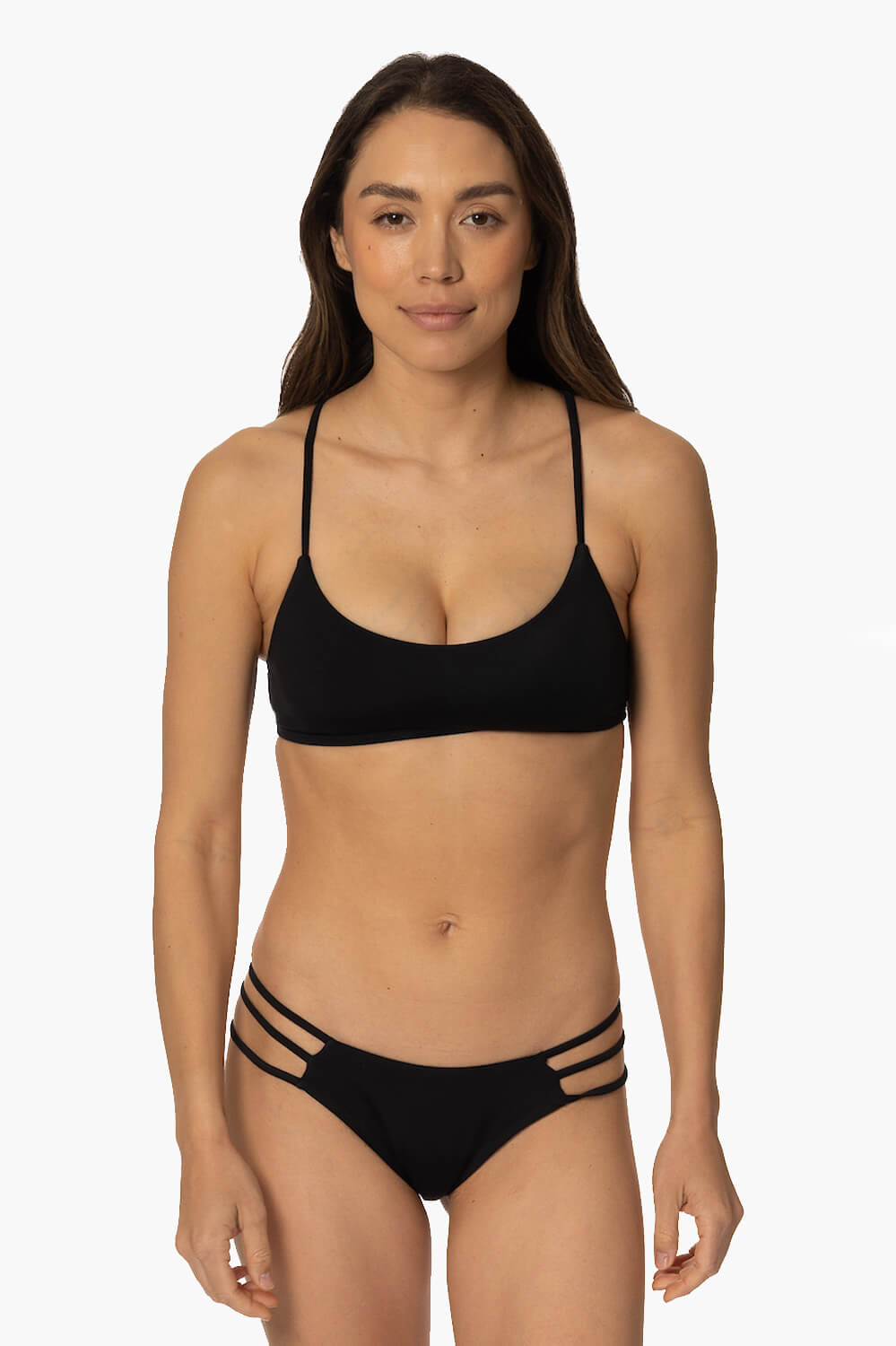  Cloud Break Bikini Bottom - Black