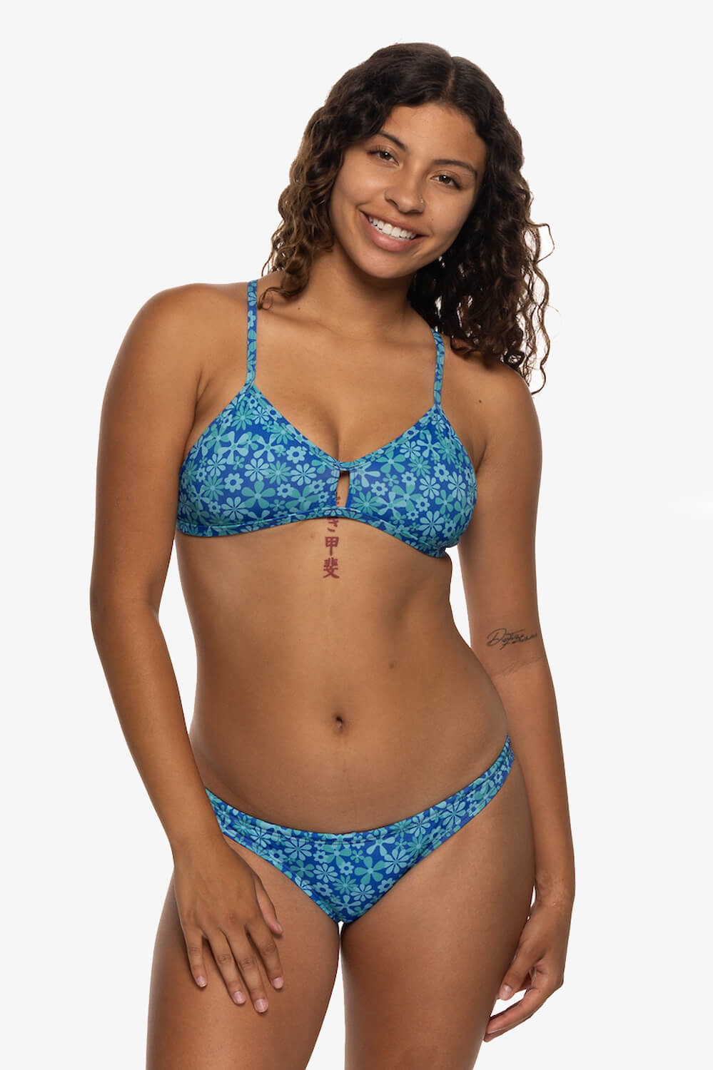  Europe Bikini Bottom - Plumeria