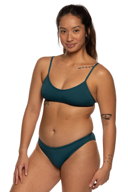  Midl Bikini Bottom - Peacock