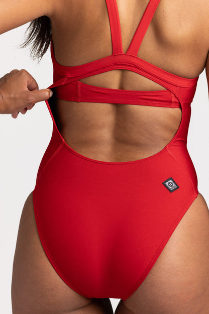  Caroline One Piece Swimsuit - Red