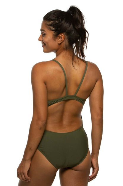  Devon Swim Onesie - Army