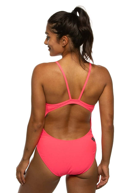  Devon Swim Onesie - Hot Pink