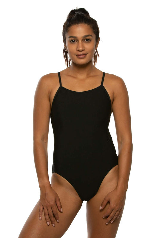  Devon Swim Onesie - Black